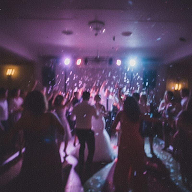 Blurry dance floor photo